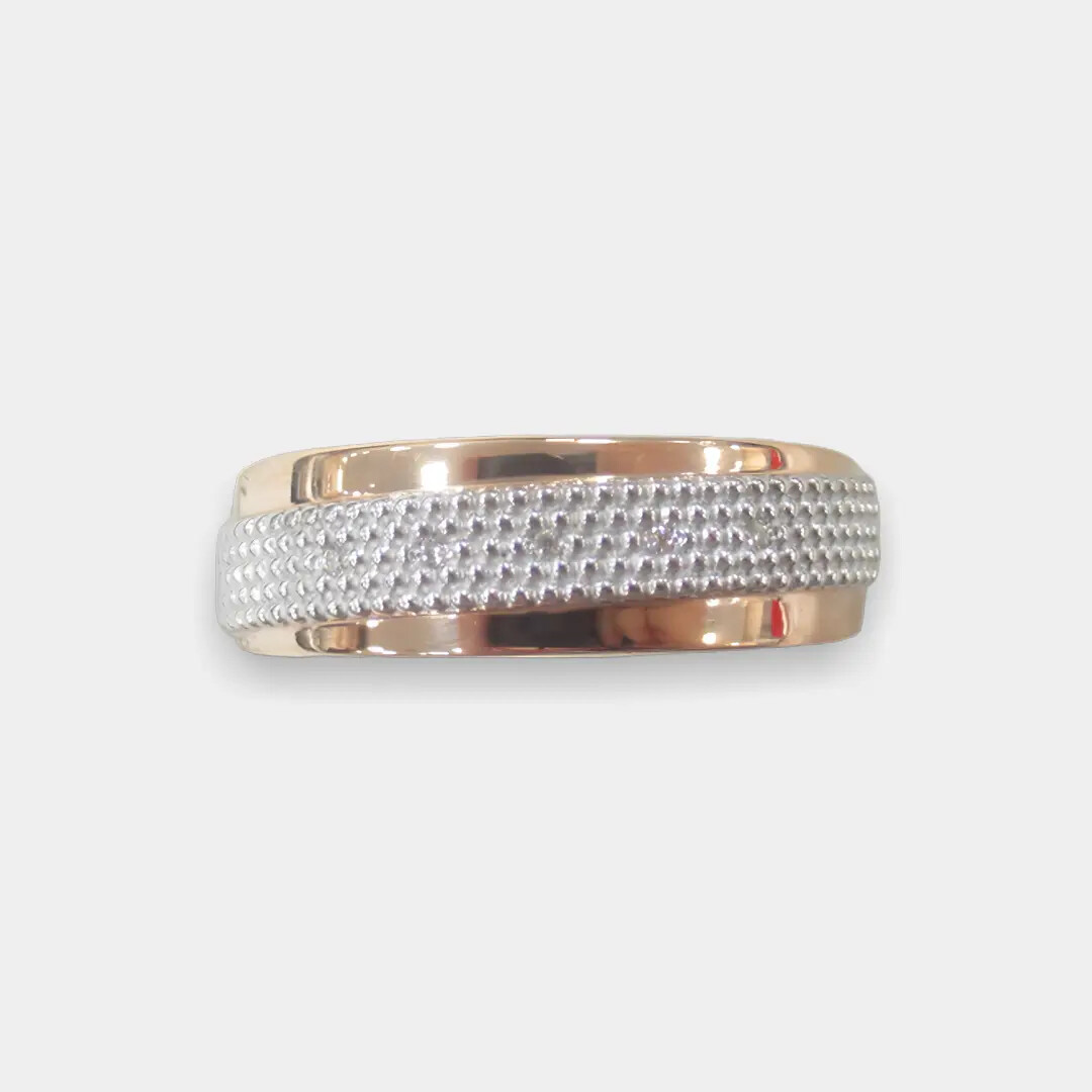 Серебряное кольцо с бриллиантами