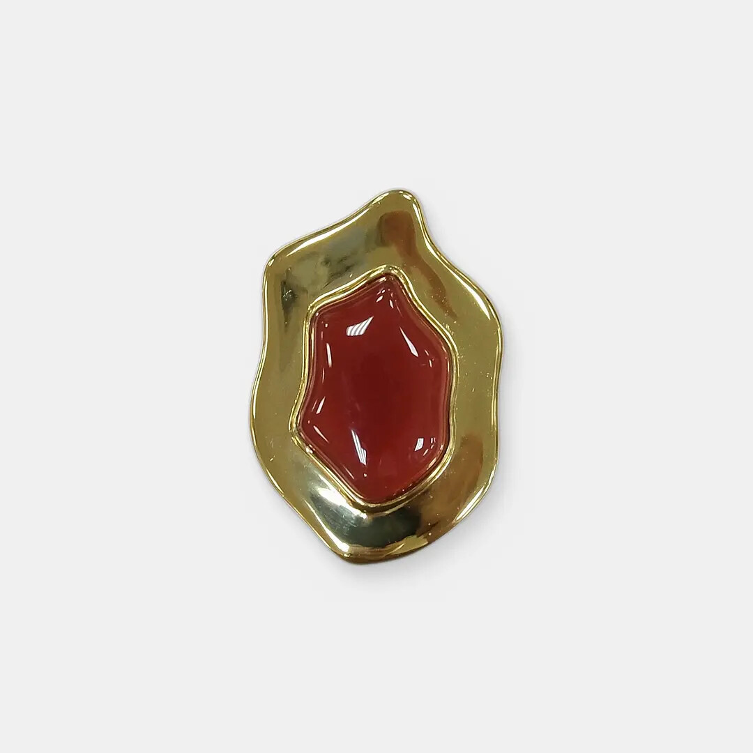 Серебряное кольцо с агатом