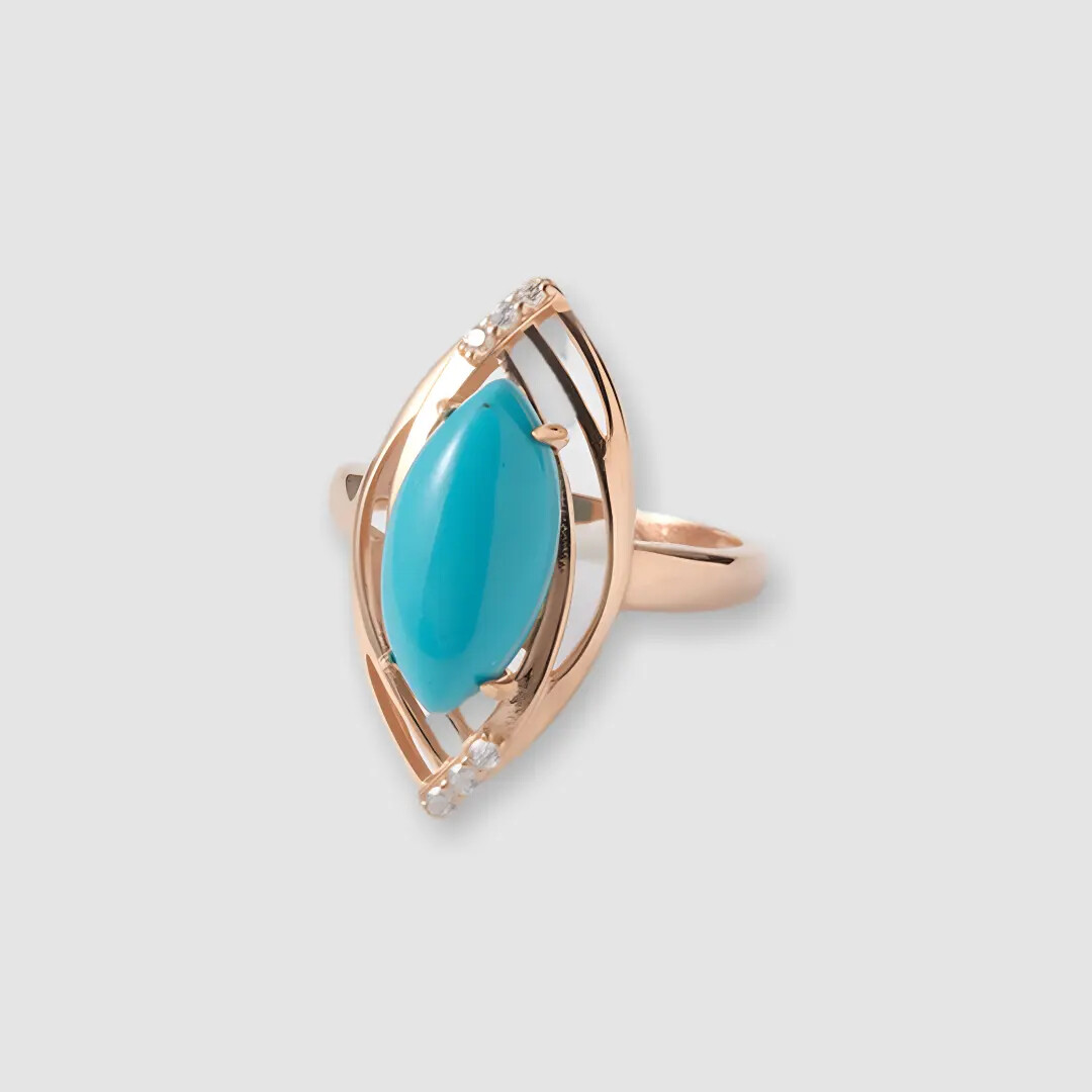 Серебряное кольцо с бирюзой
