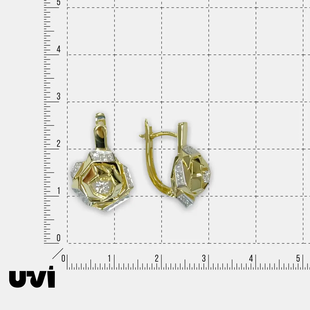 10511-001499 Серьги (Au 585)