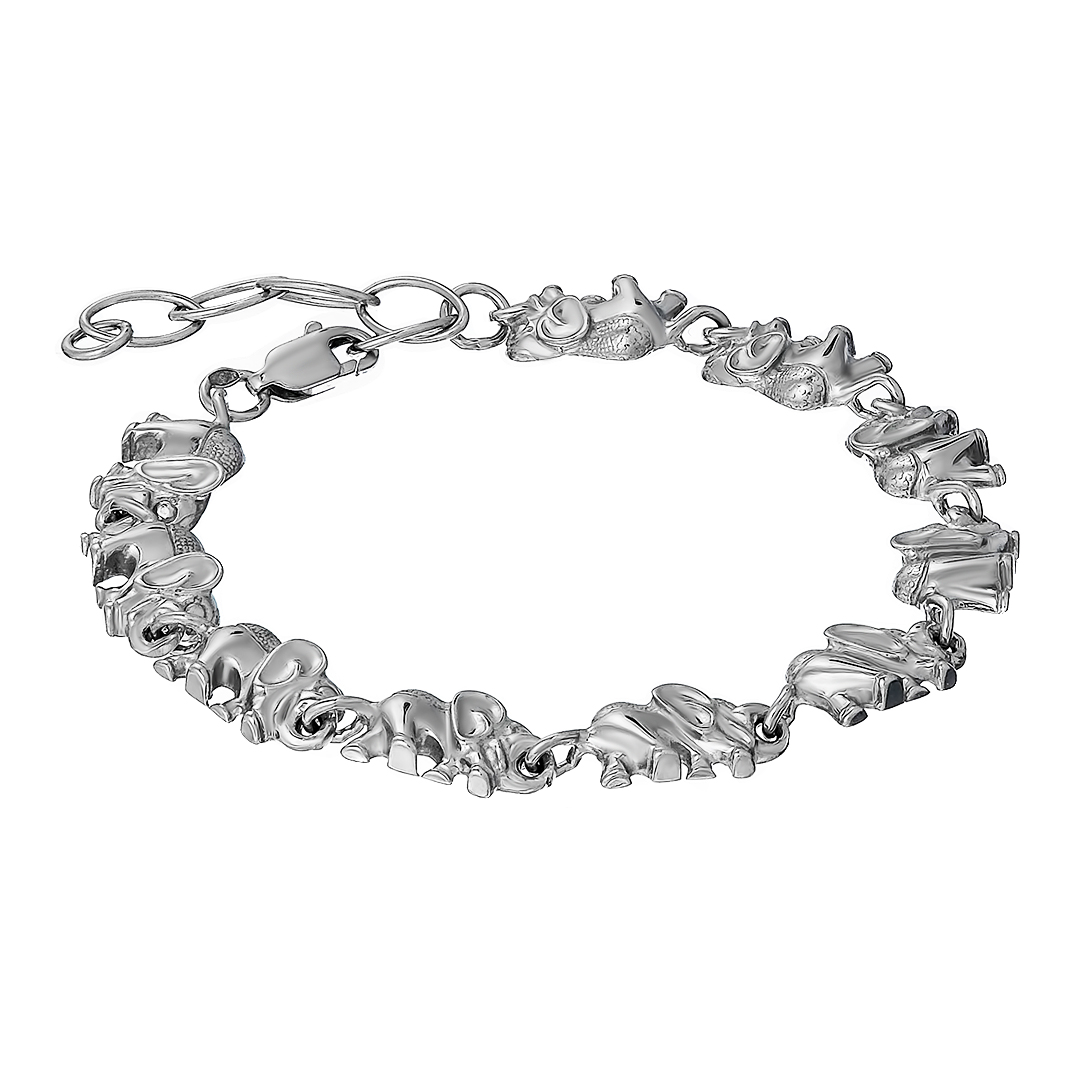 Серебряный браслет 925 пробы;