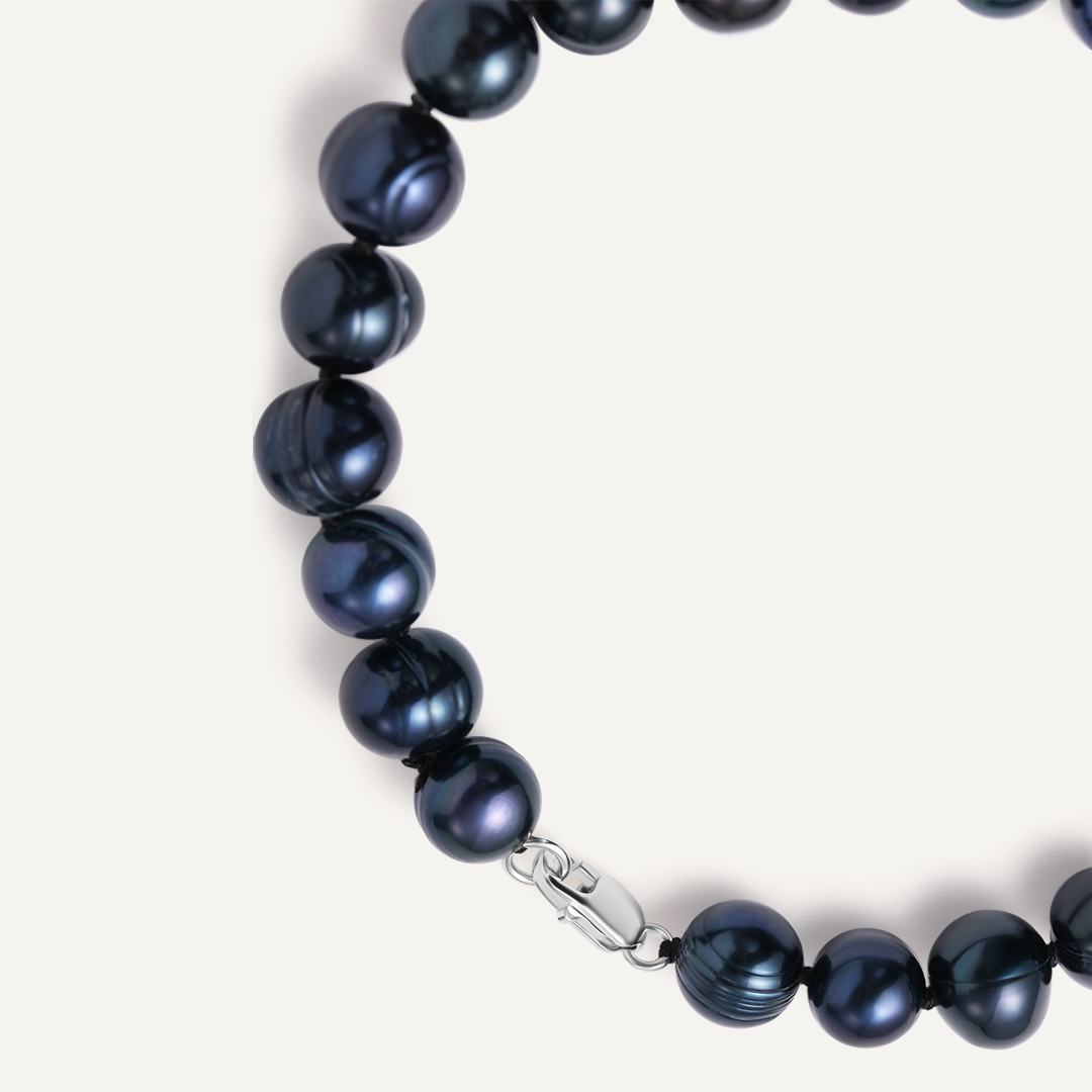 Браслет из черного жемчуга