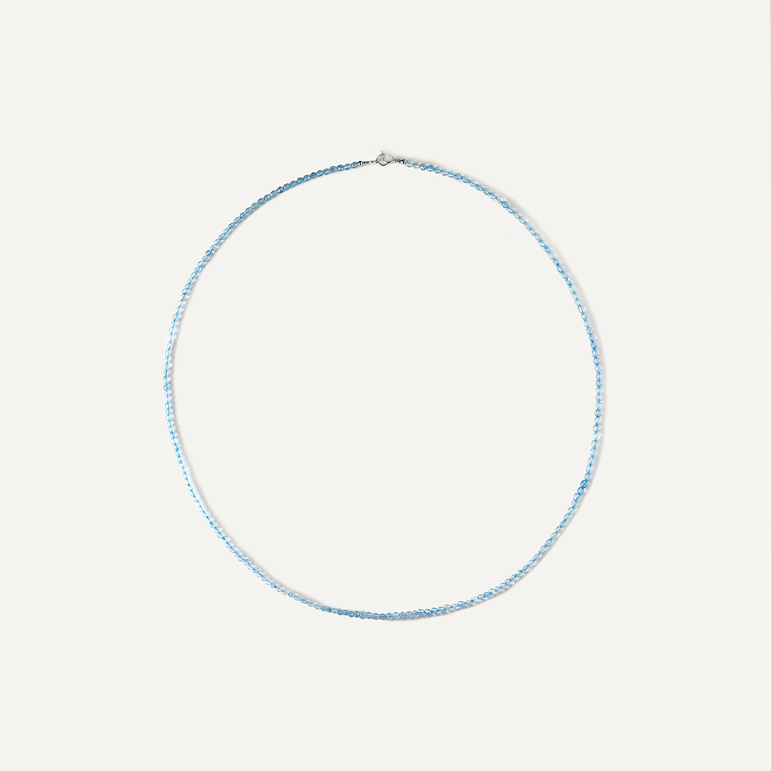 Бусы из топаза