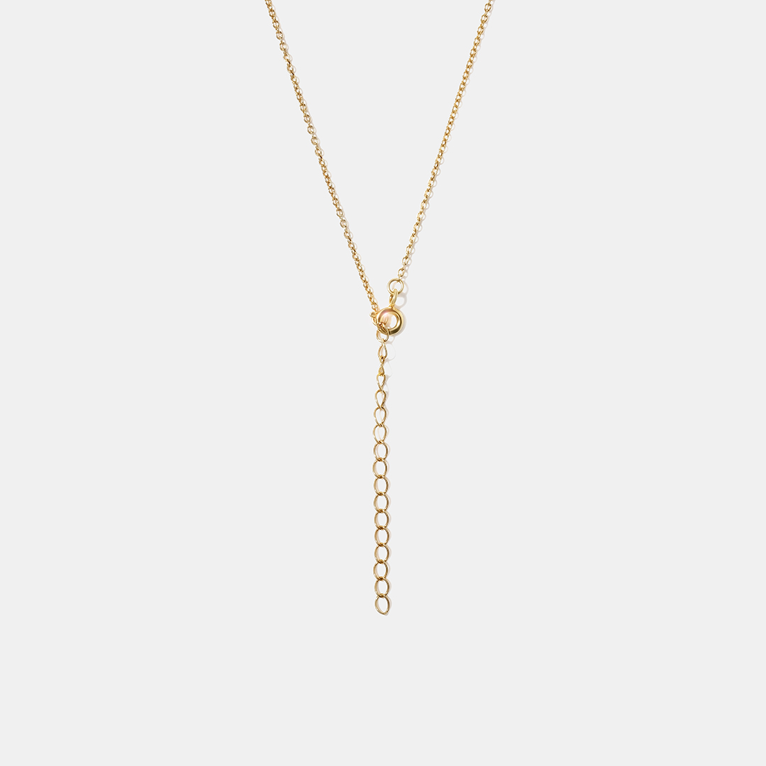 Серебряное колье с гранатом "Танцующий камень"