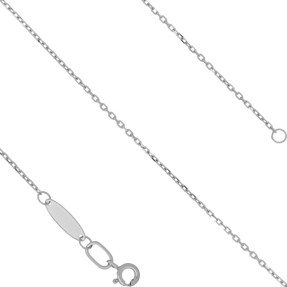 Серебряная цепь 925 пробы; плетение Якорное;