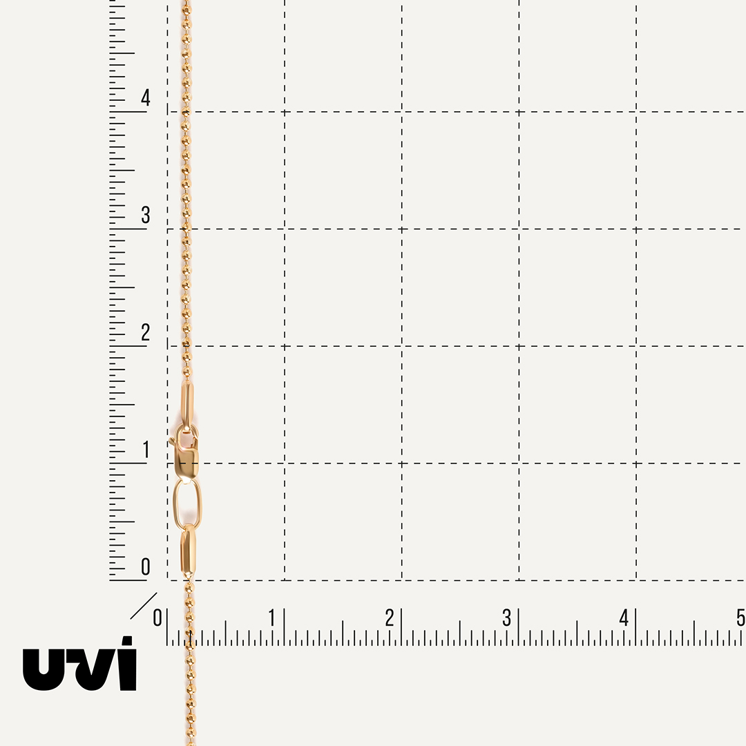 Серебряная цепь плетение "Перлина"