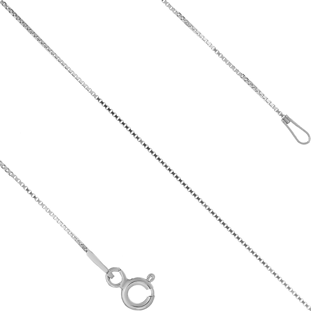 Серебряная цепь 925 пробы; плетение Венецианское;
