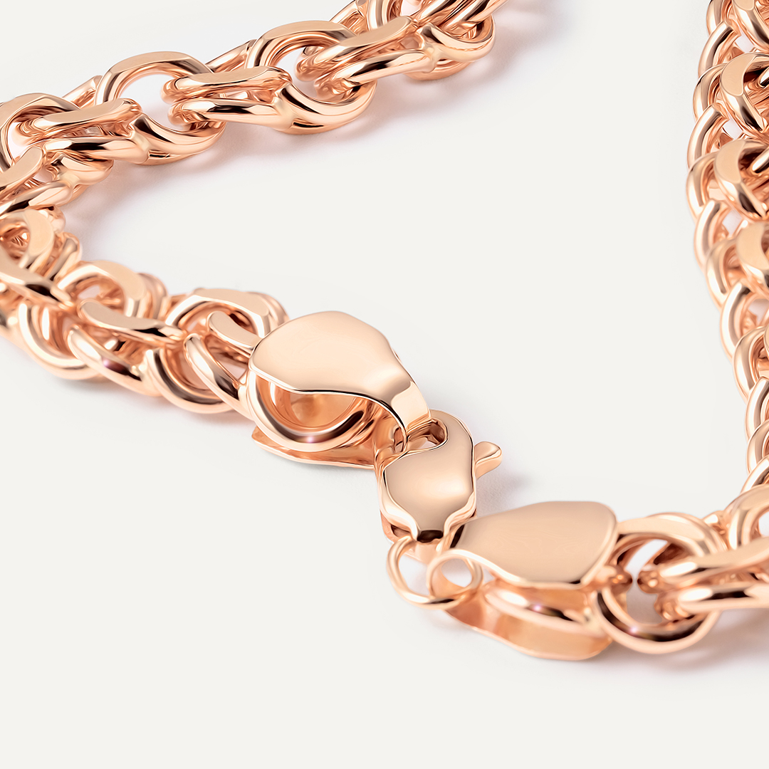 Цепь из золота плетение "Бисмарк"