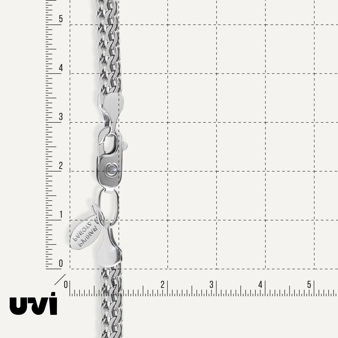 Серебряная цепь плетение "Каприз"