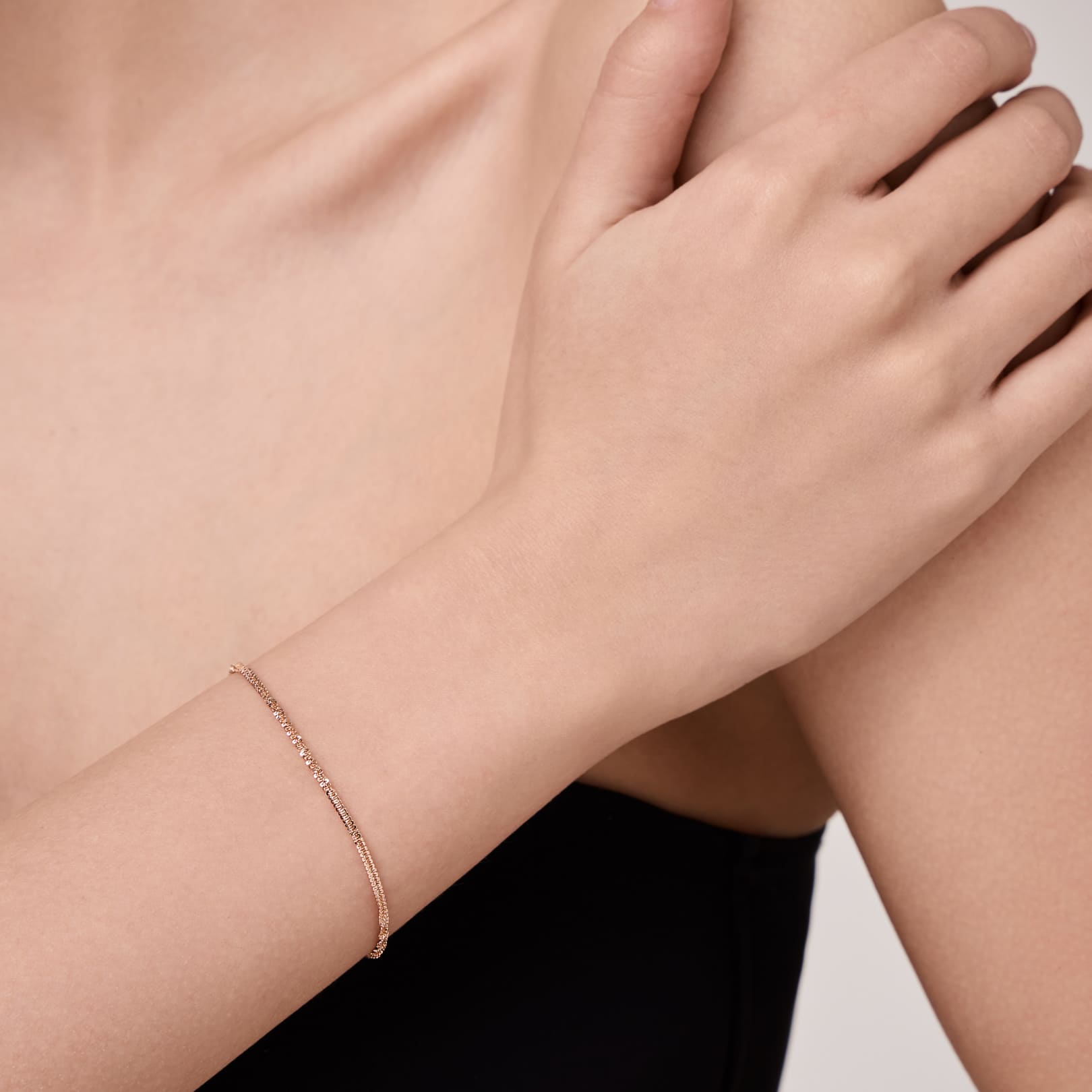 Браслет из золота плетение "Крис-Крос"