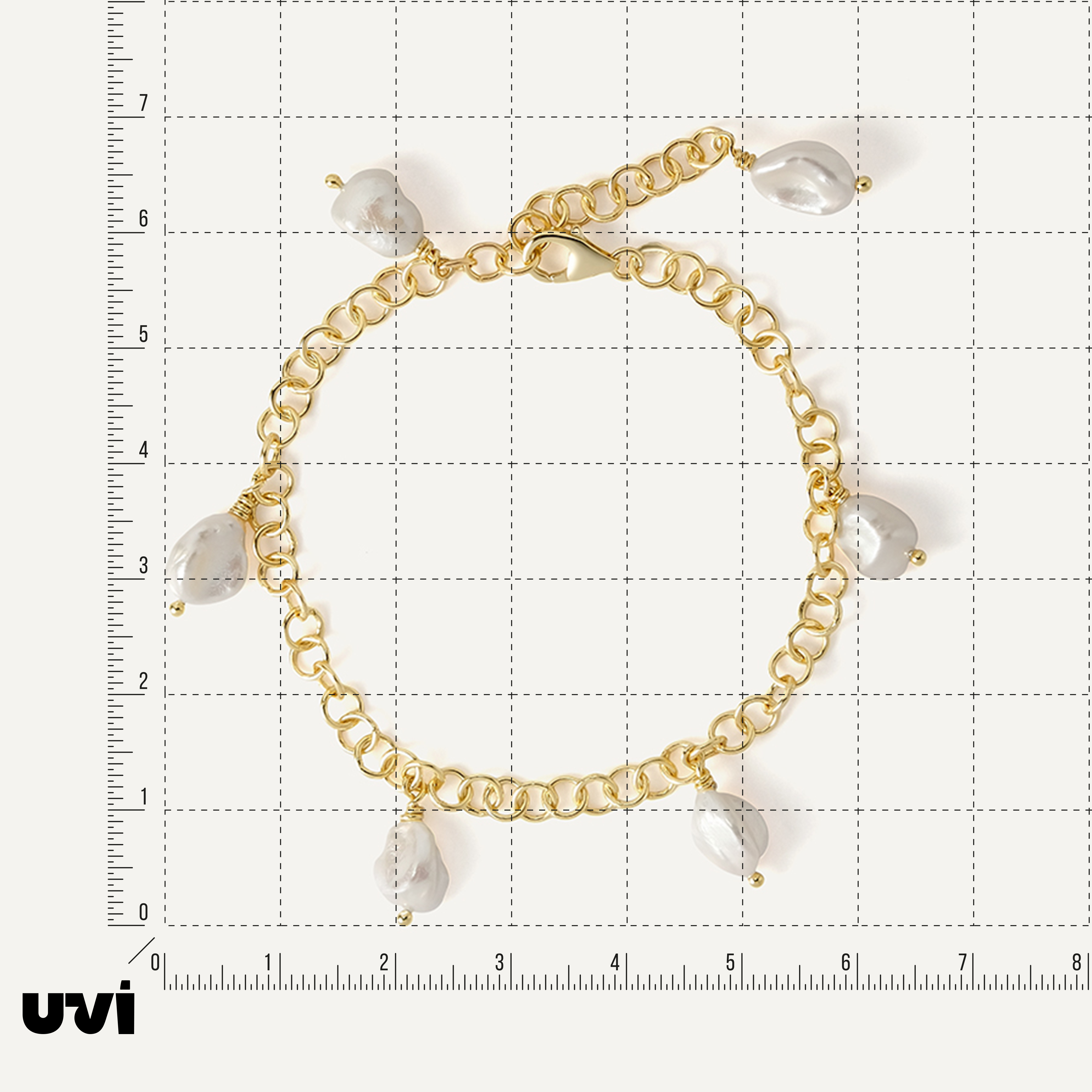 Серебряный браслет с жемчугом Барокко