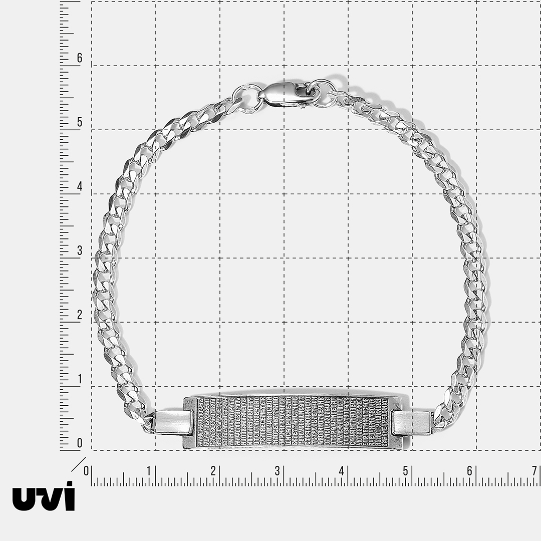 Серебряный браслет "90 Псалом"