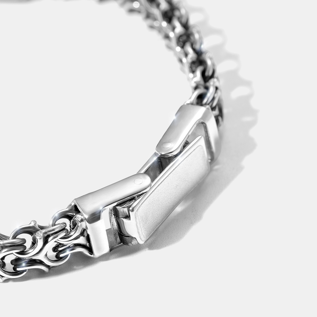 Серебряный браслет "Псалом 90"