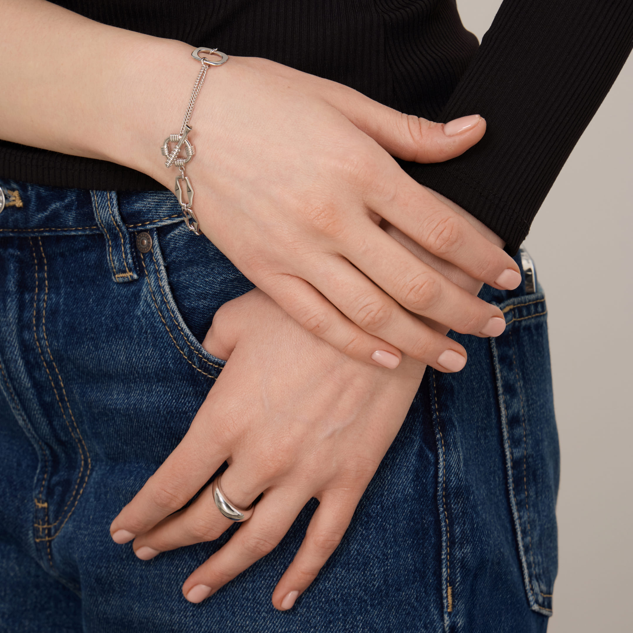 Серебряный браслет