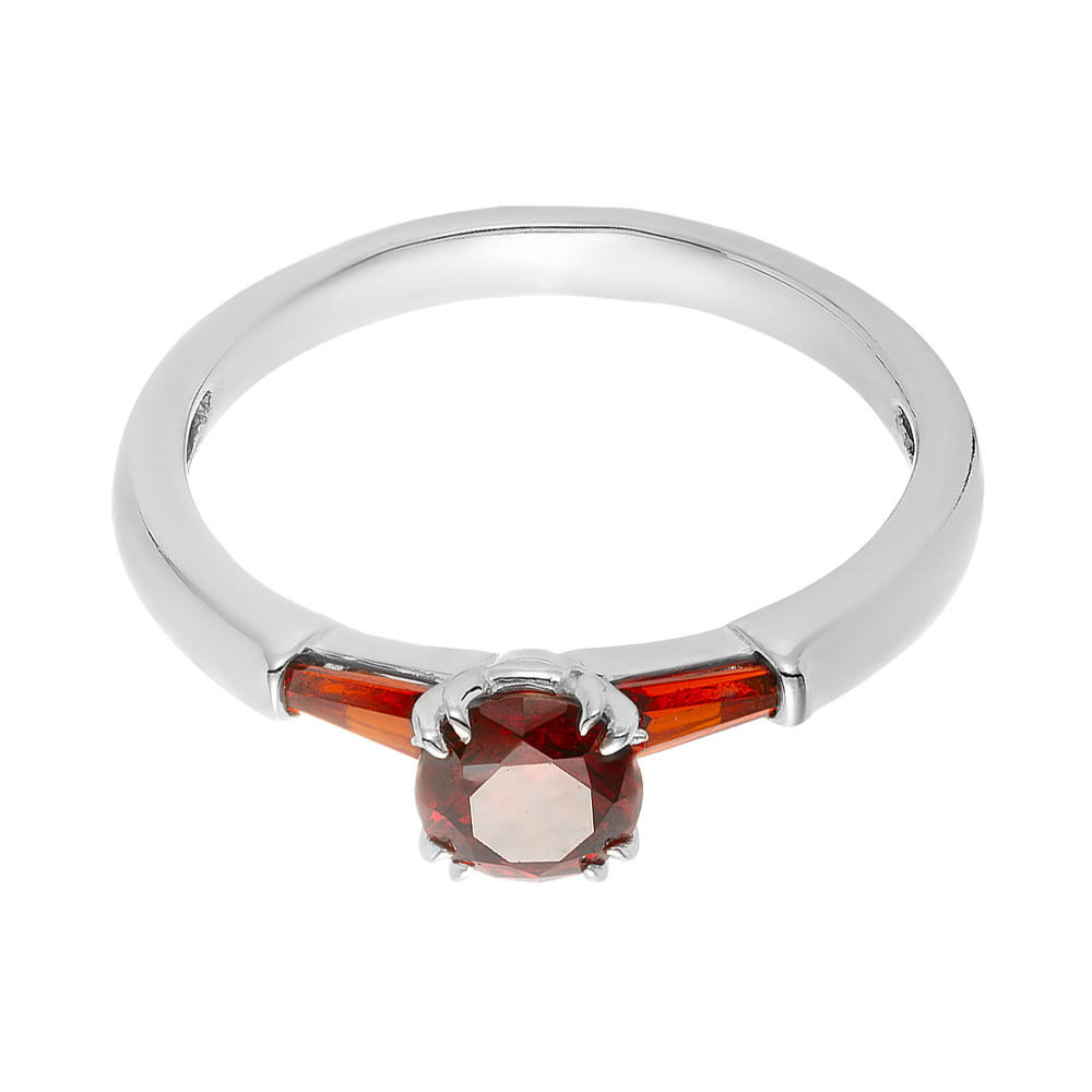 Серебряное кольцо с фианитами