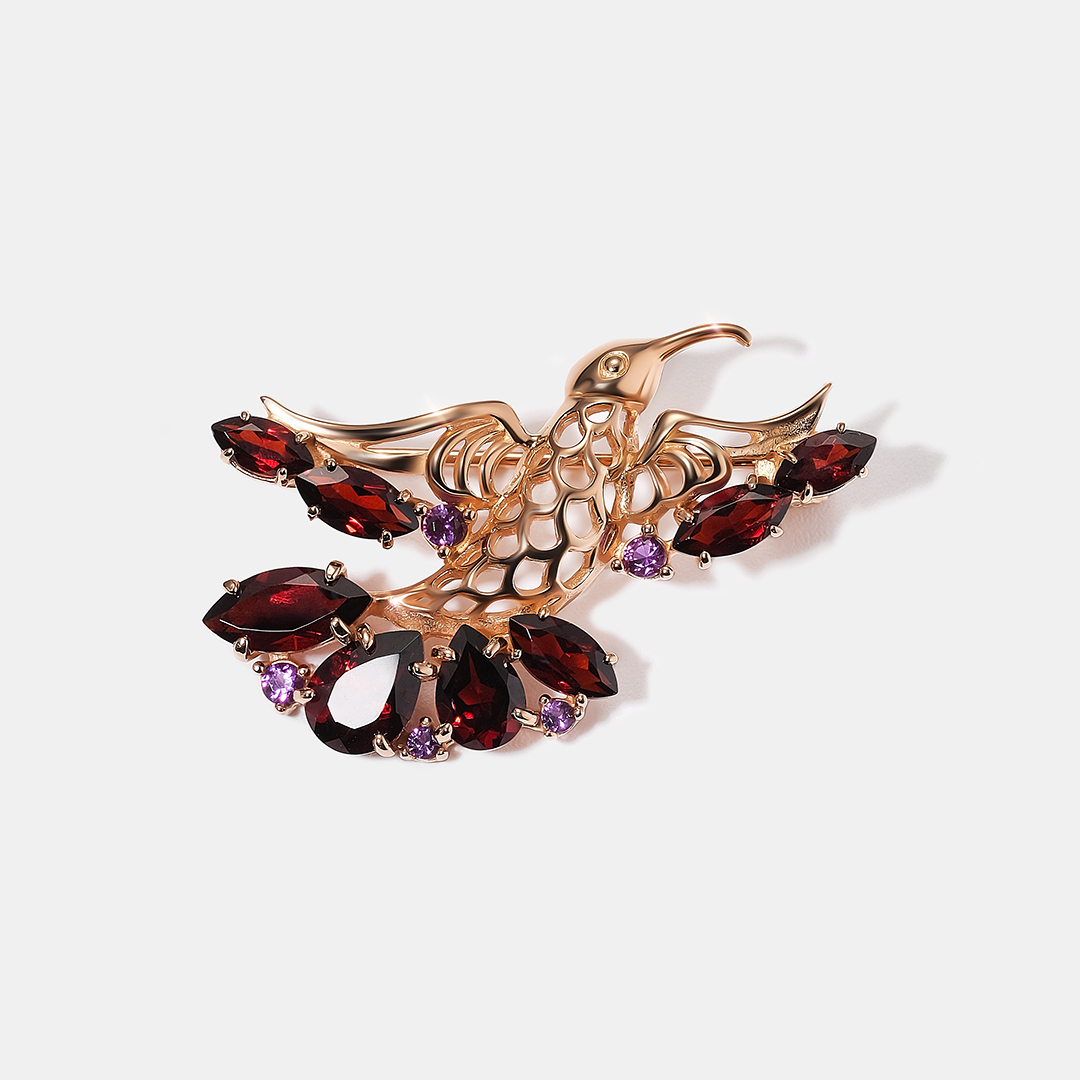 10222-000121 Брошь (Ag 925)