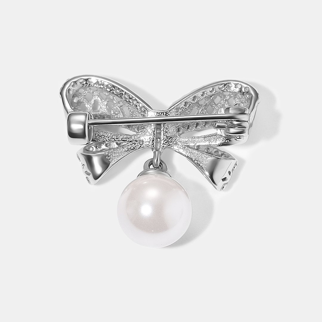 10222-000124 Брошь (Ag 925)