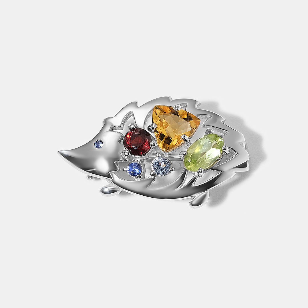 10222-000125 Брошь (Ag 925)