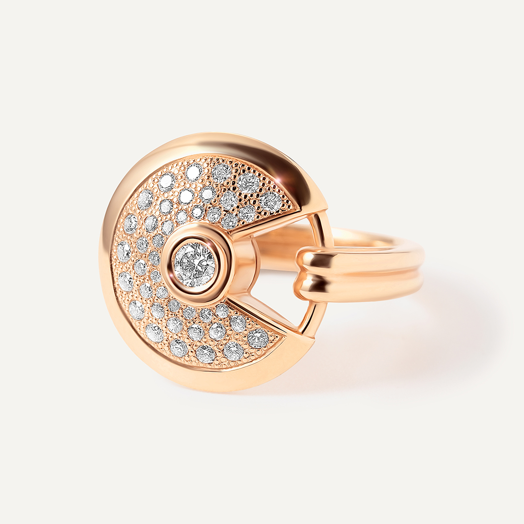 Кольцо из золота с бриллиантами