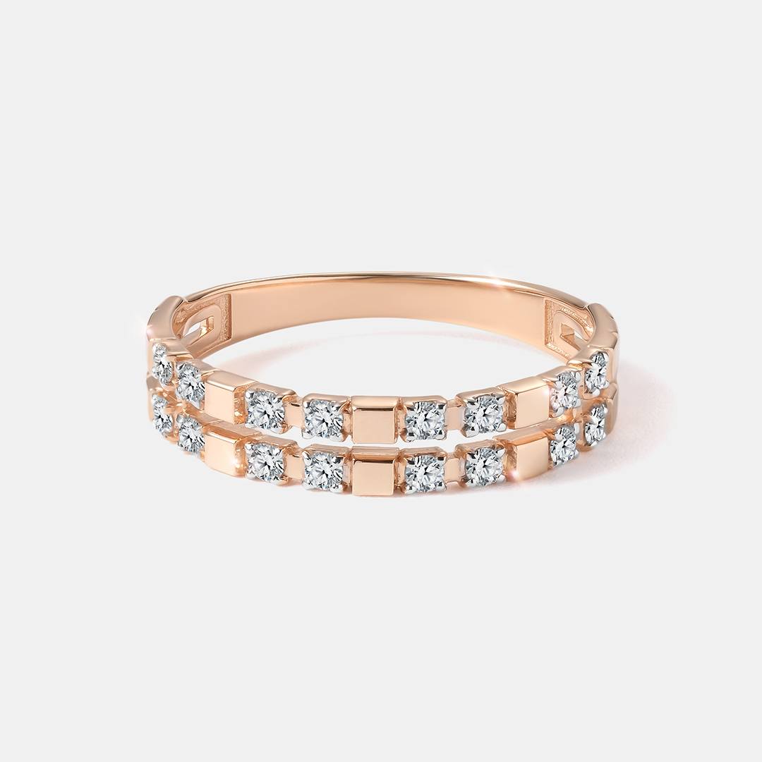 Кольцо из золота с бриллиантами