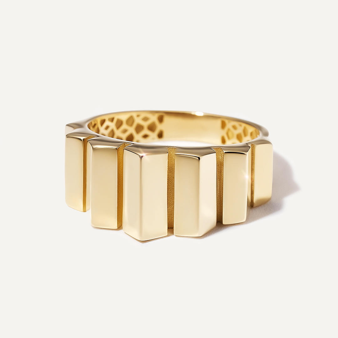 Кольцо из желтого золота