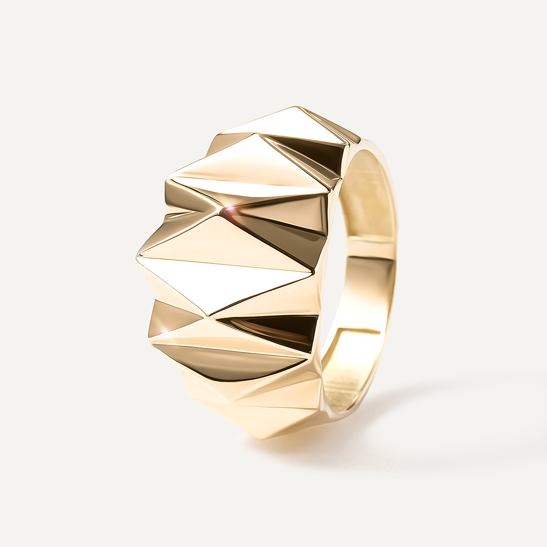 Кольцо из желтого золота