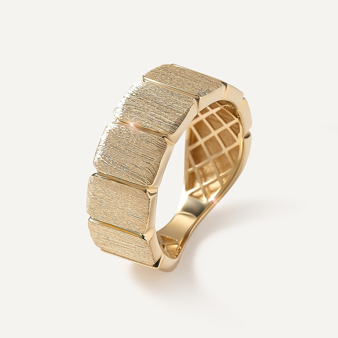 Кольцо из желтого золота