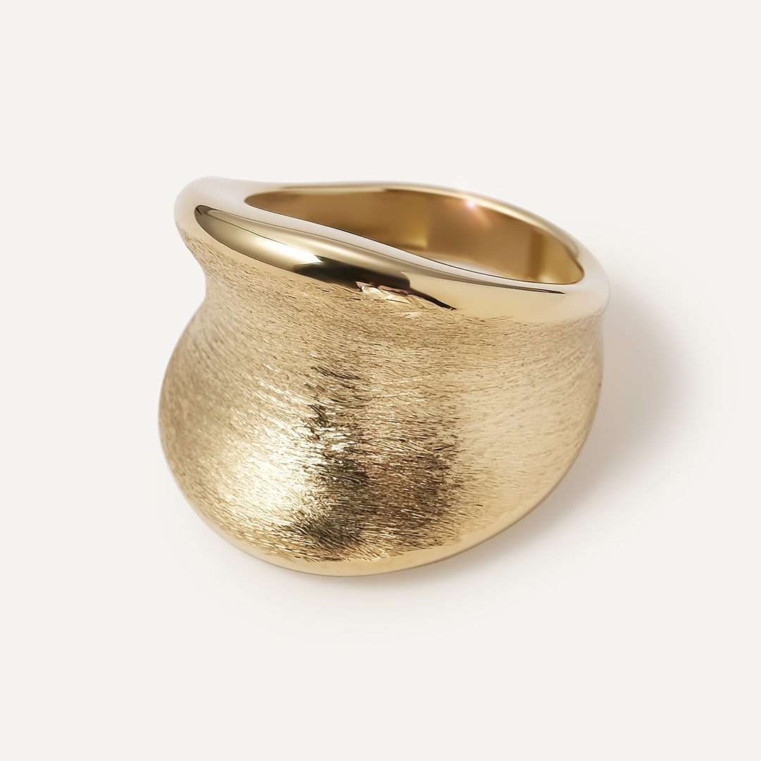 Кольцо из желтого золота
