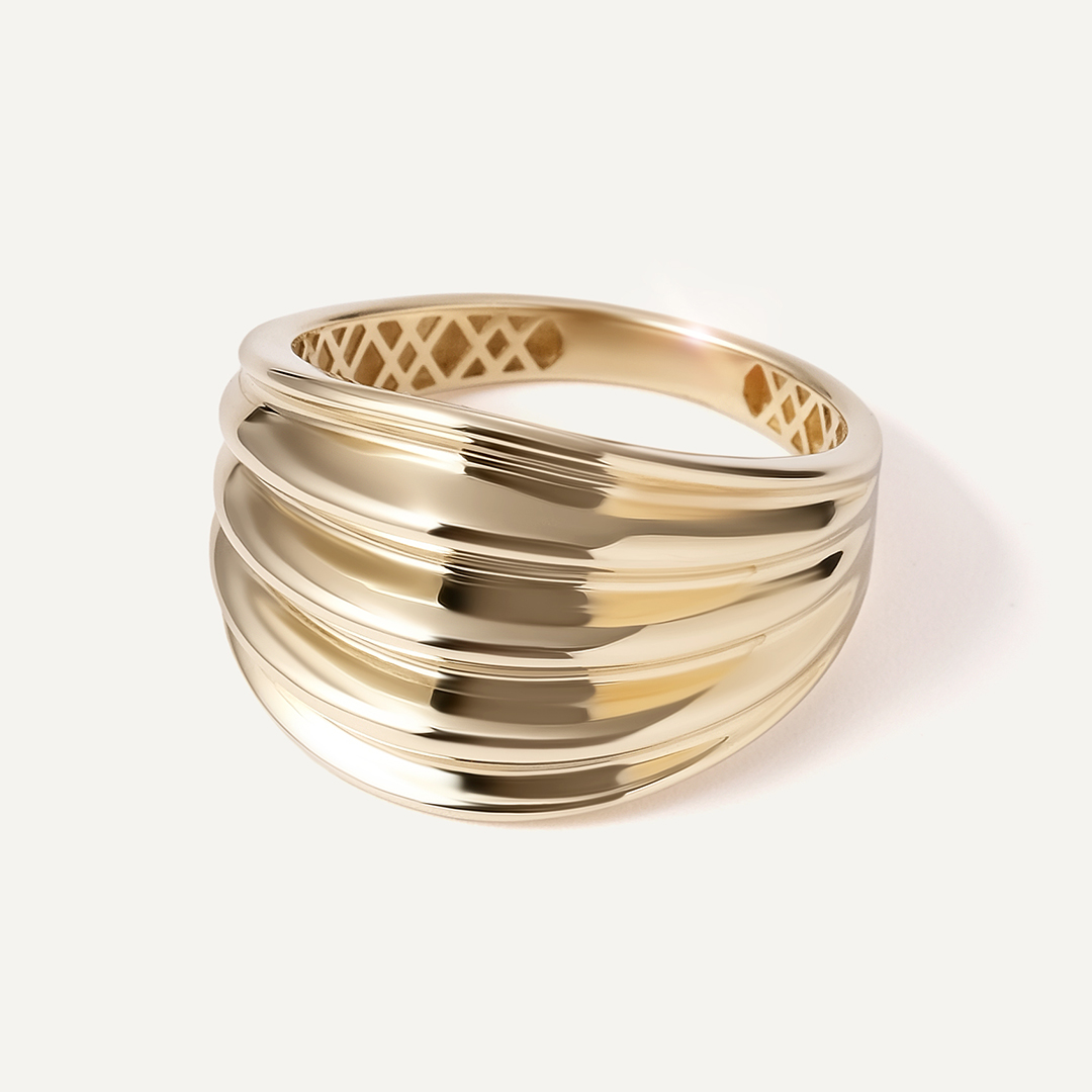 Кольцо из желтого золота