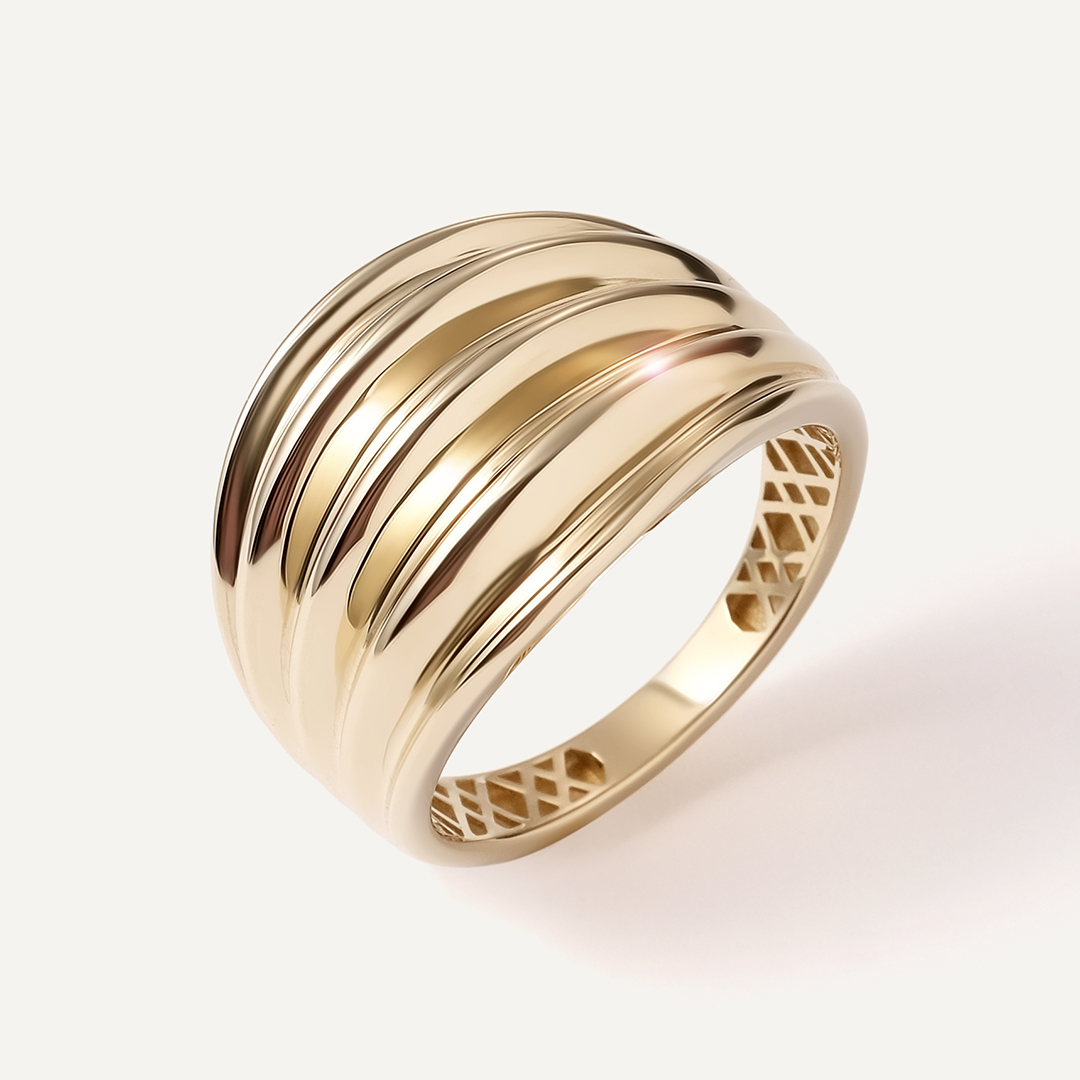 Кольцо из желтого золота