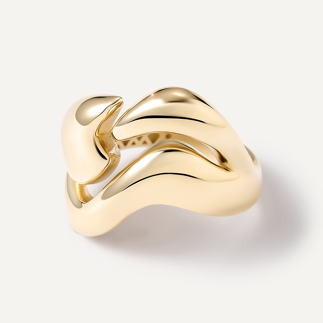 Кольцо из желтого золота