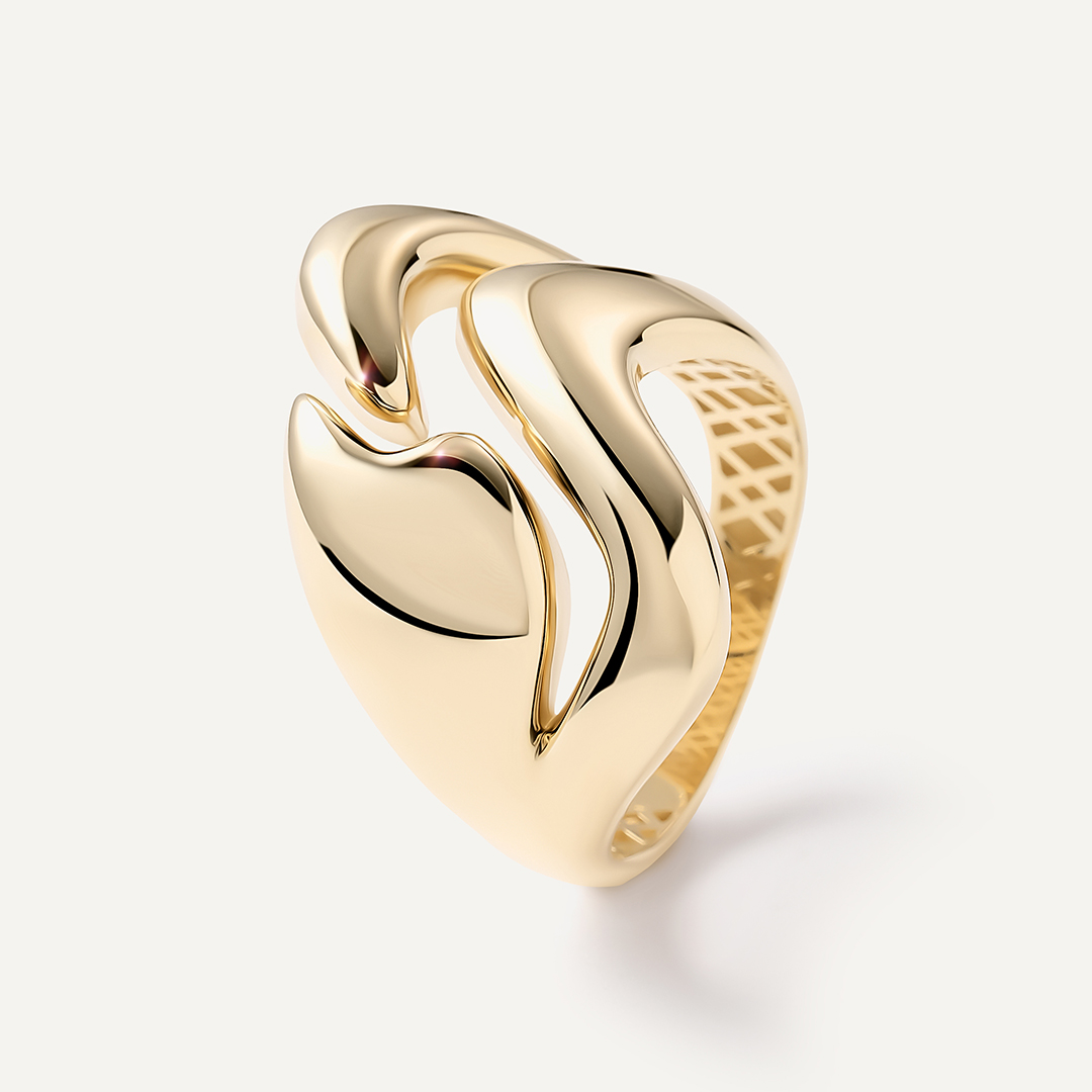 Кольцо из желтого золота