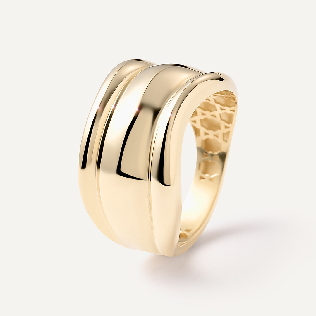 Кольцо из желтого золота
