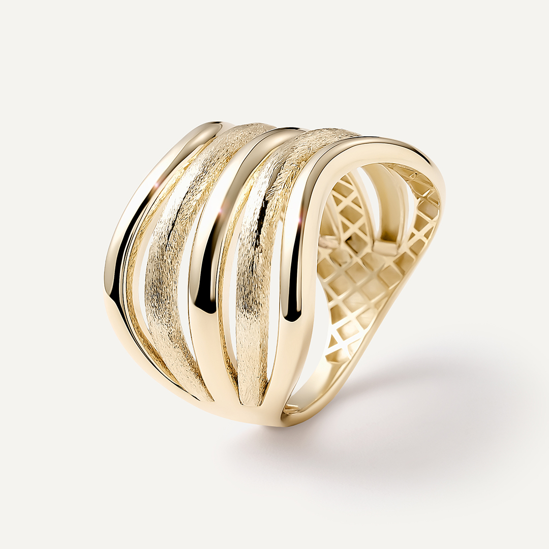 Кольцо из желтого золота