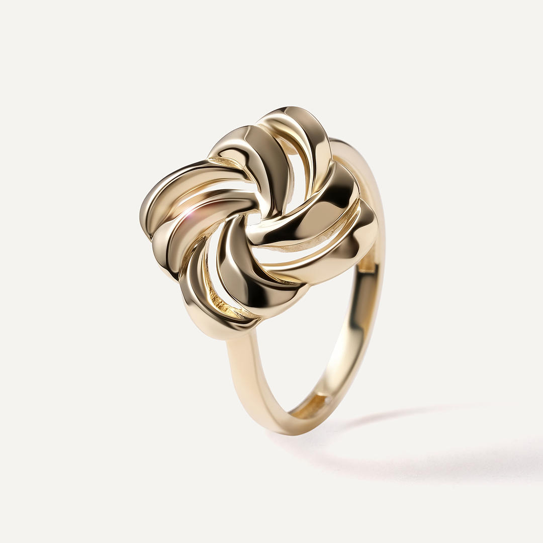 Кольцо из желтого золота