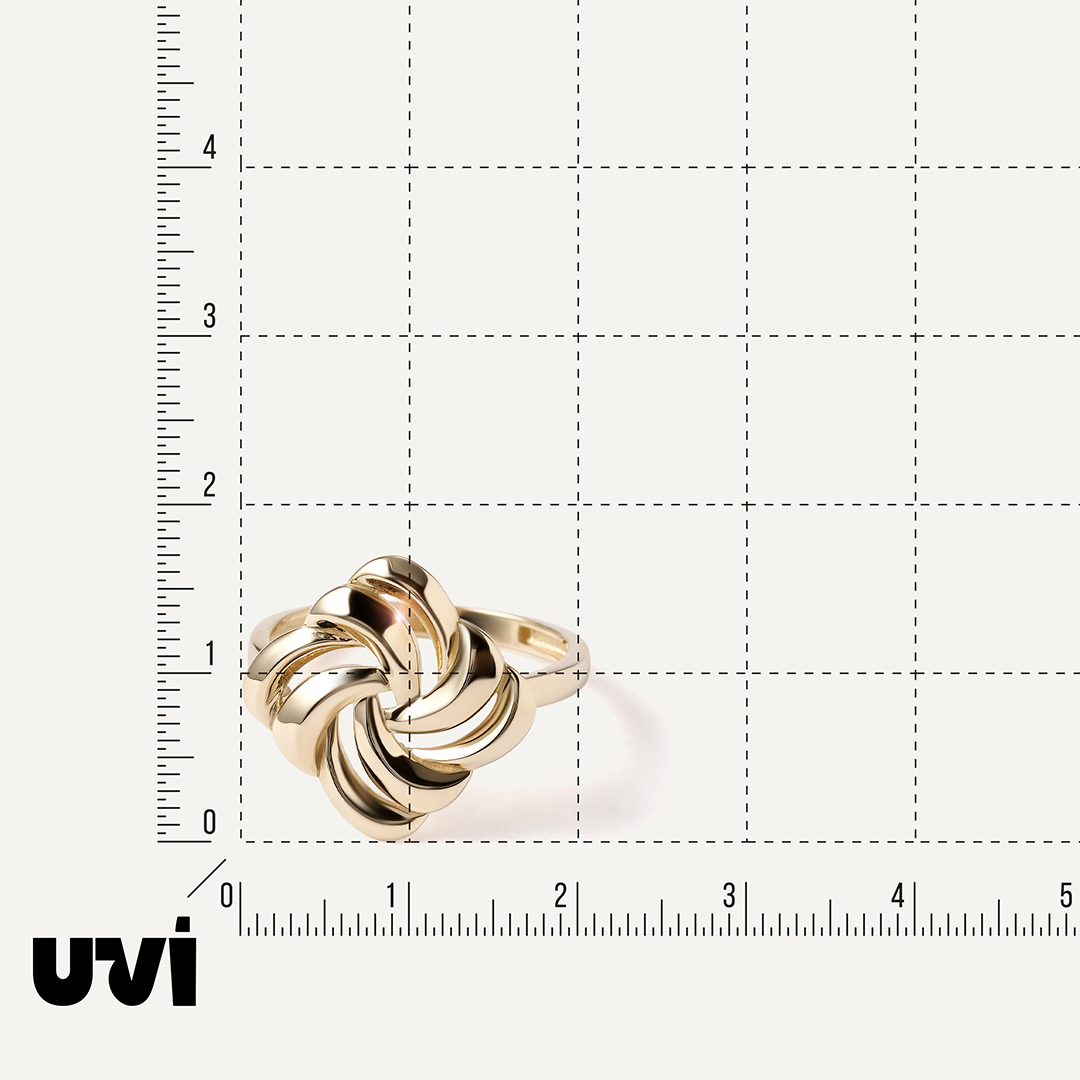 Кольцо из желтого золота