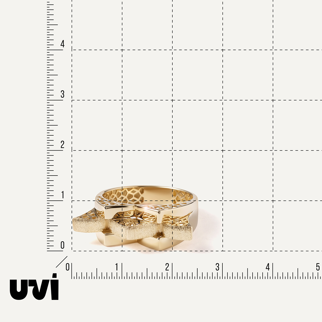 Кольцо из желтого золота