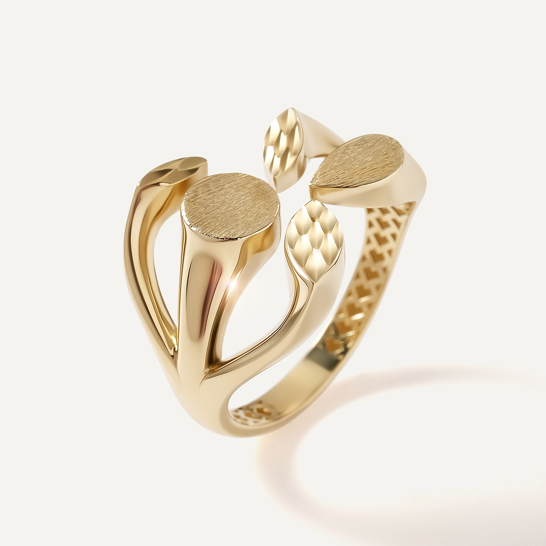 10319-000609 Кольцо (Au 375)