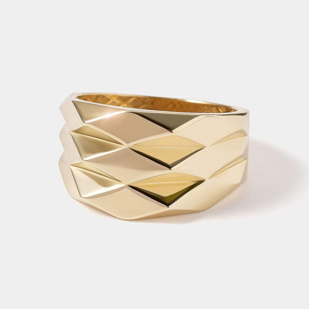 Кольцо из желтого золота
