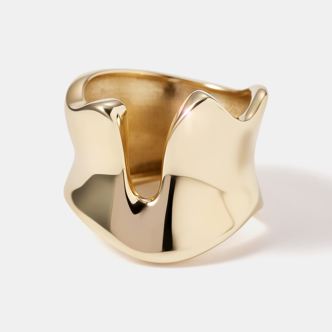 Кольцо из желтого золота