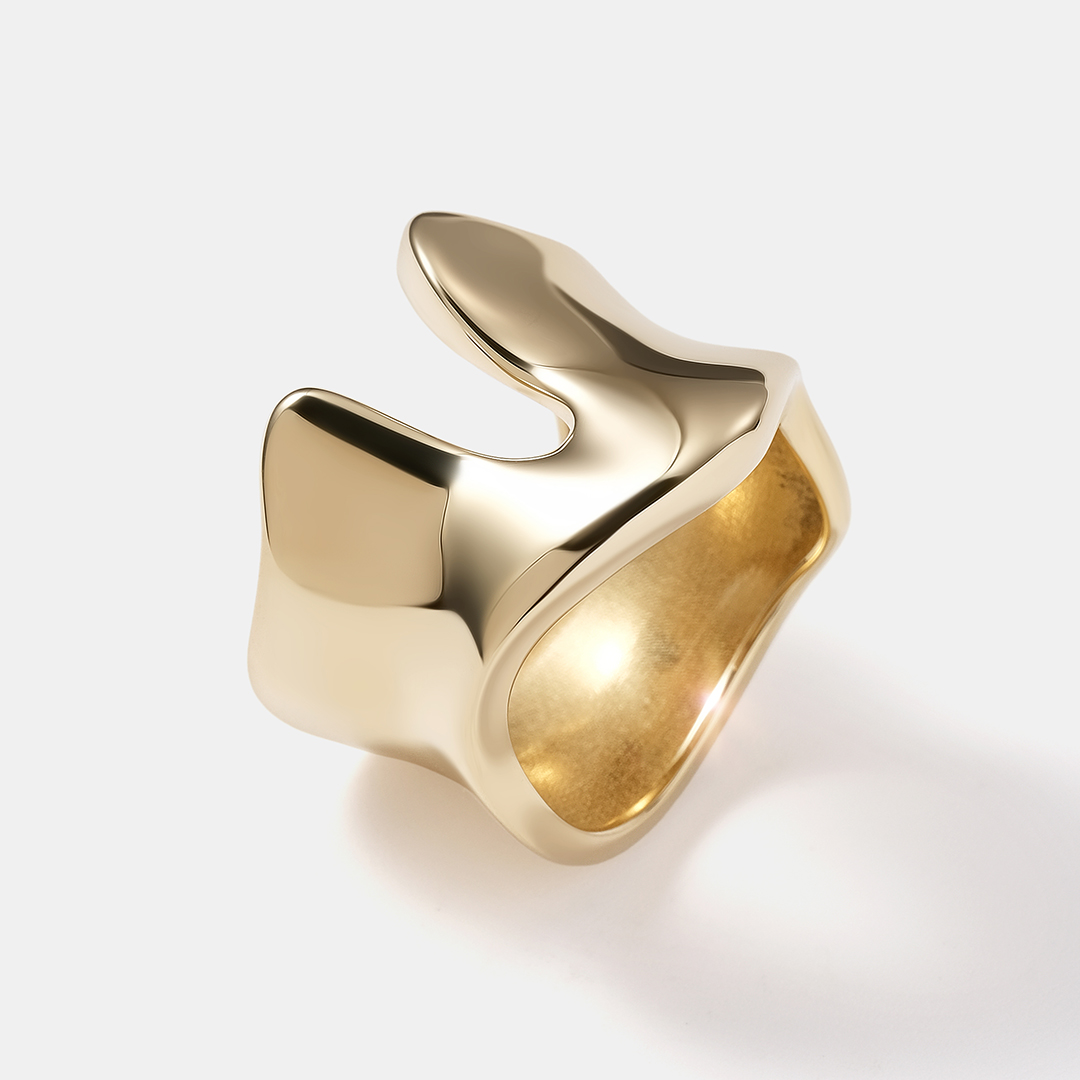 Кольцо из желтого золота