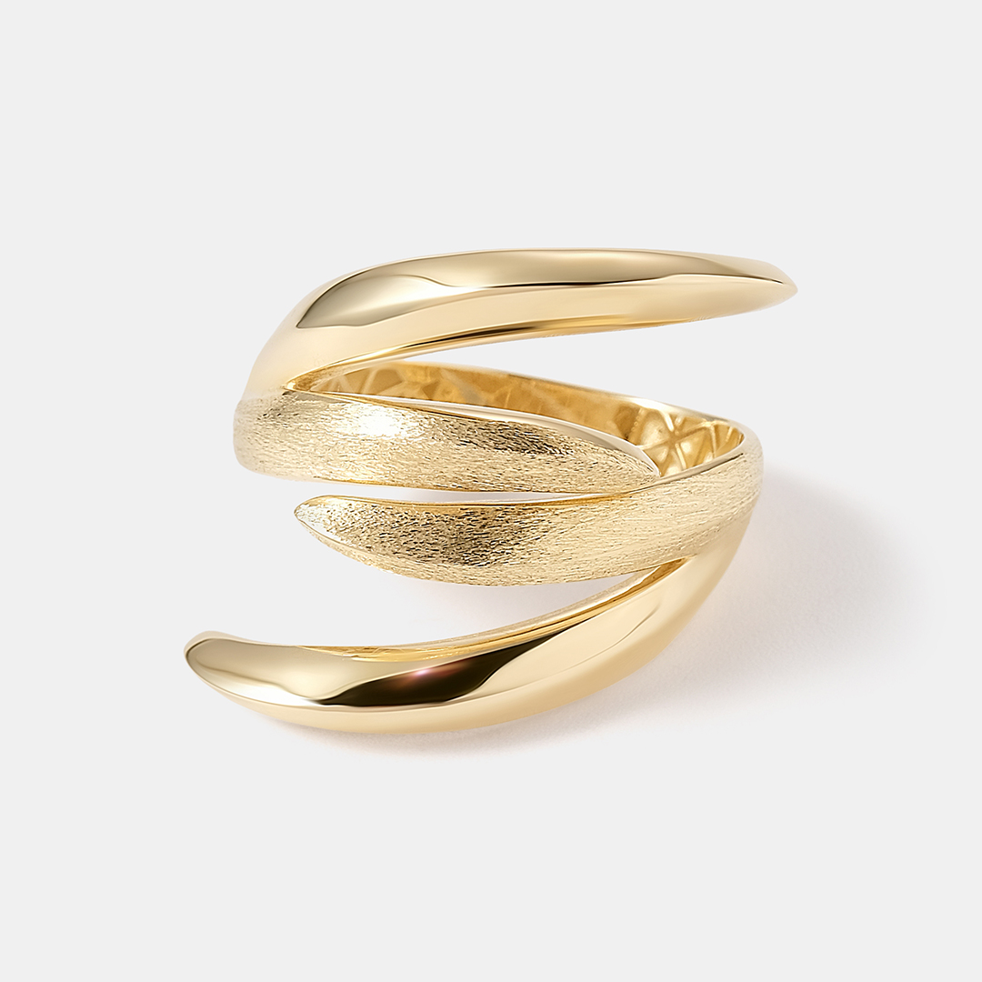 Кольцо из желтого золота