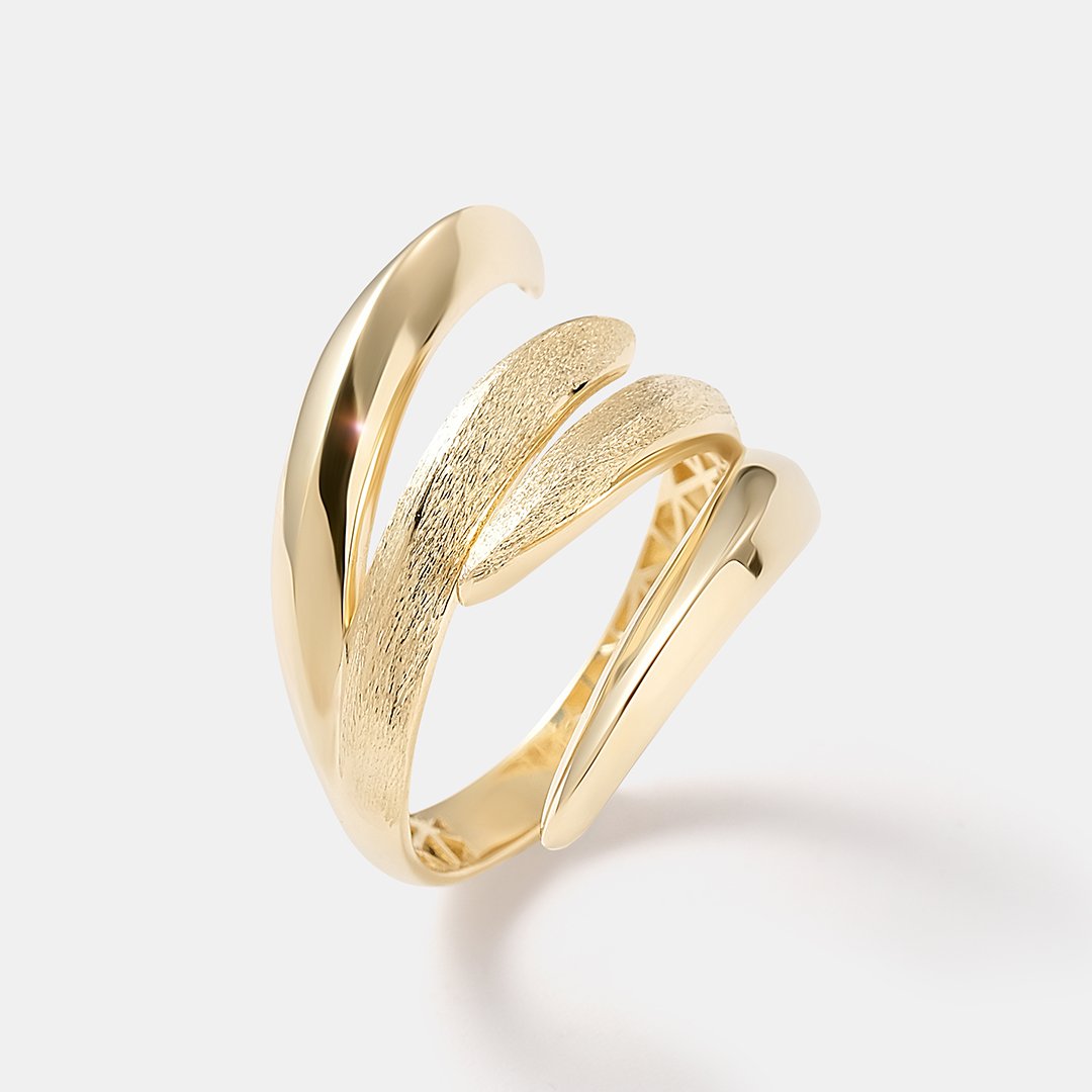Кольцо из желтого золота