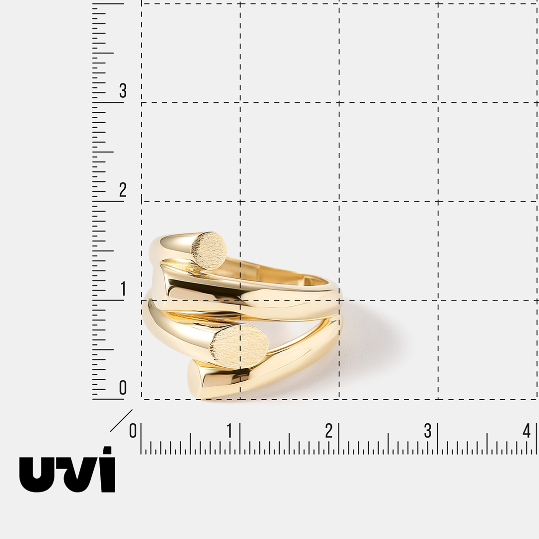 Кольцо из желтого золота