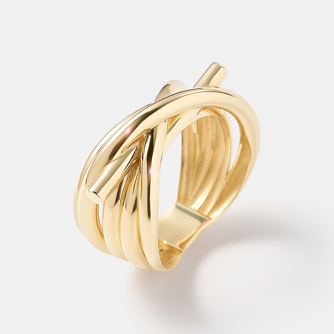 Кольцо из желтого золота