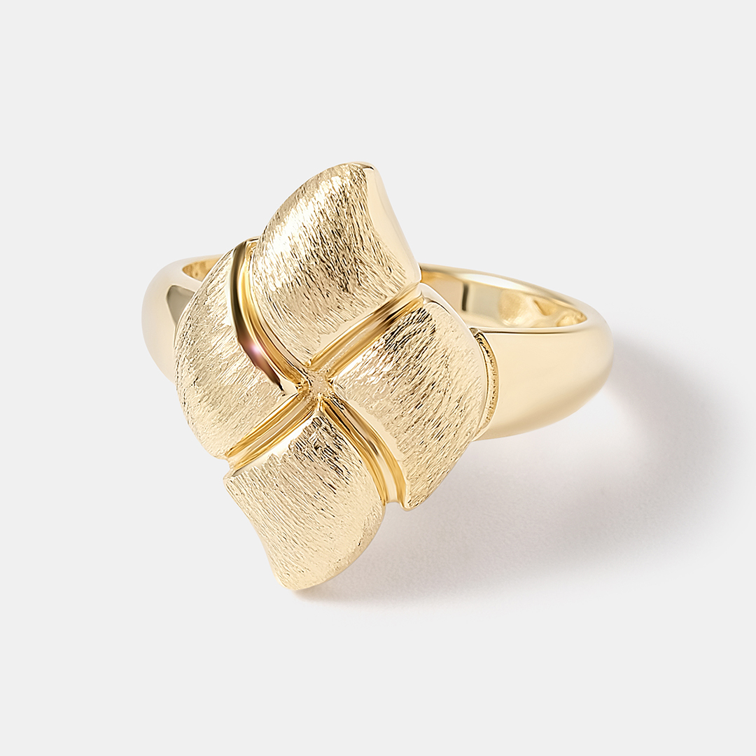 Кольцо из желтого золота