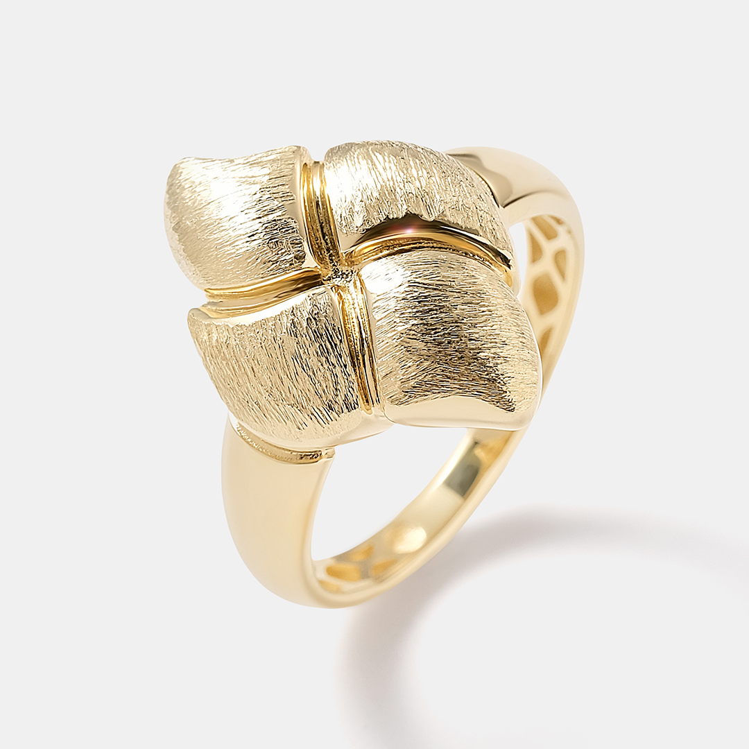 Кольцо из желтого золота
