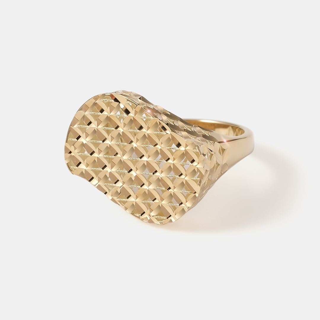 Кольцо из желтого золота