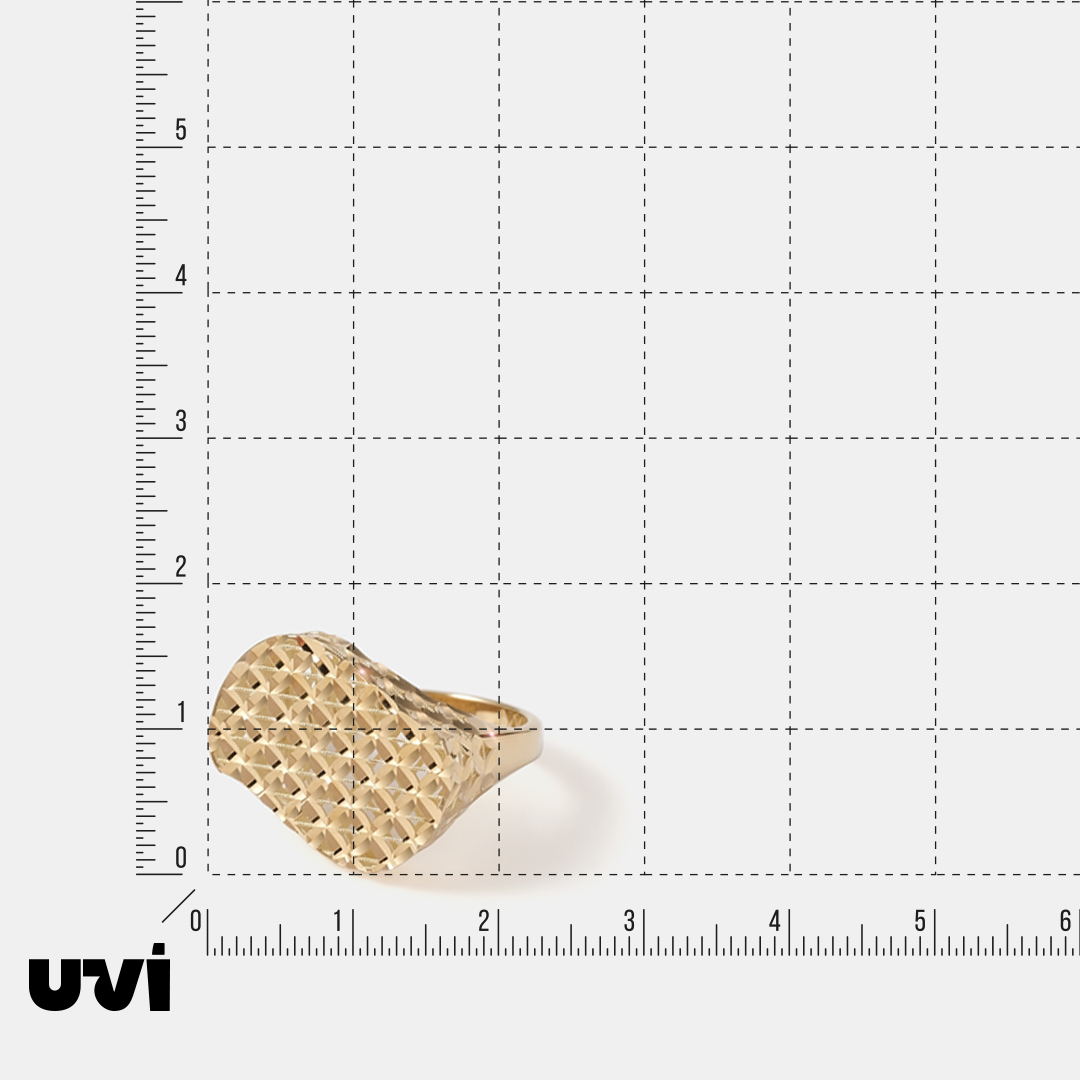 Кольцо из желтого золота