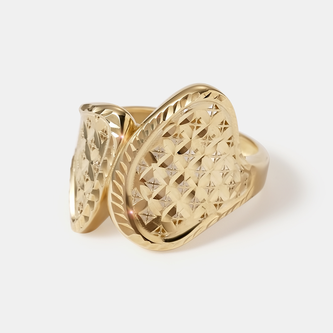 Кольцо из желтого золота